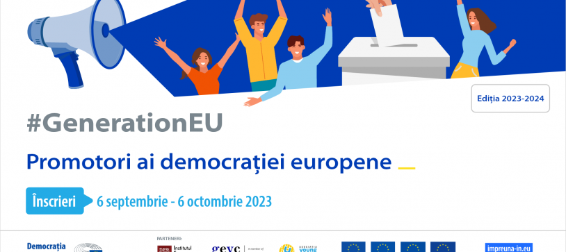 Asociația Young Initiative este parteneră a proiectului GenerationEU: Promotori ai democrației europene, pentru al doilea an consecutiv